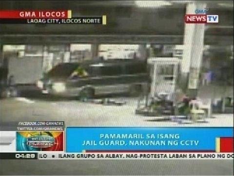 BP: Pamamaril sa isang jail guard, nakunan ng CCTV