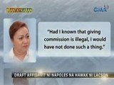 24 Oras: Mga NGO ni Napoles, paborito raw ng mga mambabatas dahil mataas ang komisyon