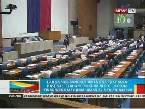 Ilan sa mga sangkot umano sa pdaf scam, itinangging may kinalaman sila