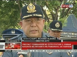 QRT: Suspek sa pamamaril sa Fairview, armed and dangerous