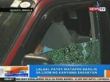 NTG: Lalaki, patay matapos barilin sa loob ng kanyang sasakyan sa Quiapo