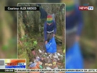 NTG: Kauna-unahang National Mountain Cleanup Day, isinagawa