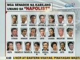 UB: 22 kasalukuyan at dating senador, kabilang sa 'Napolist' base sa 2 source ng GMA News