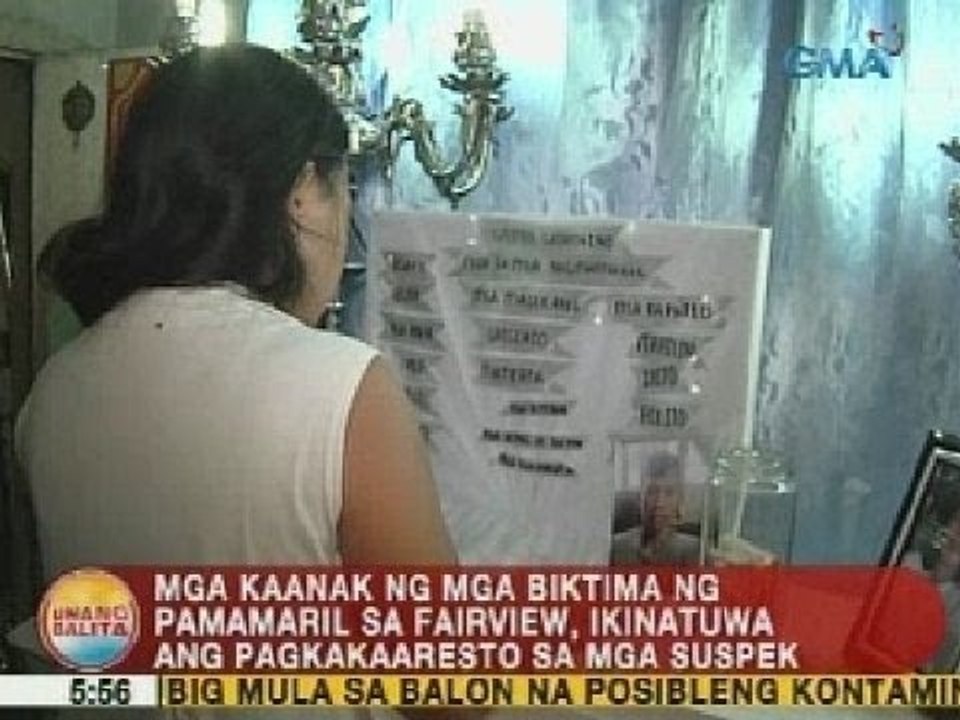 UB: Mga kaanak ng mga biktima ng pamamaril sa QC, ikinatuwa ang pagkakaaresto sa mga suspek