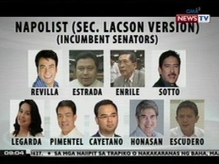 Mga Senador na kabilang sa "Napolist" na galing kay Sec. Lacson itinanggi ang paratang
