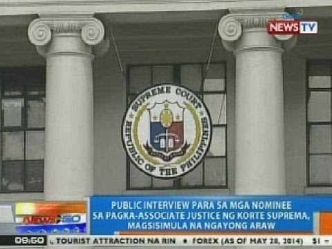 NTG: Public interview para sa mga nominee sa pagka-associate justice ng SC, magsisimula ngayong araw