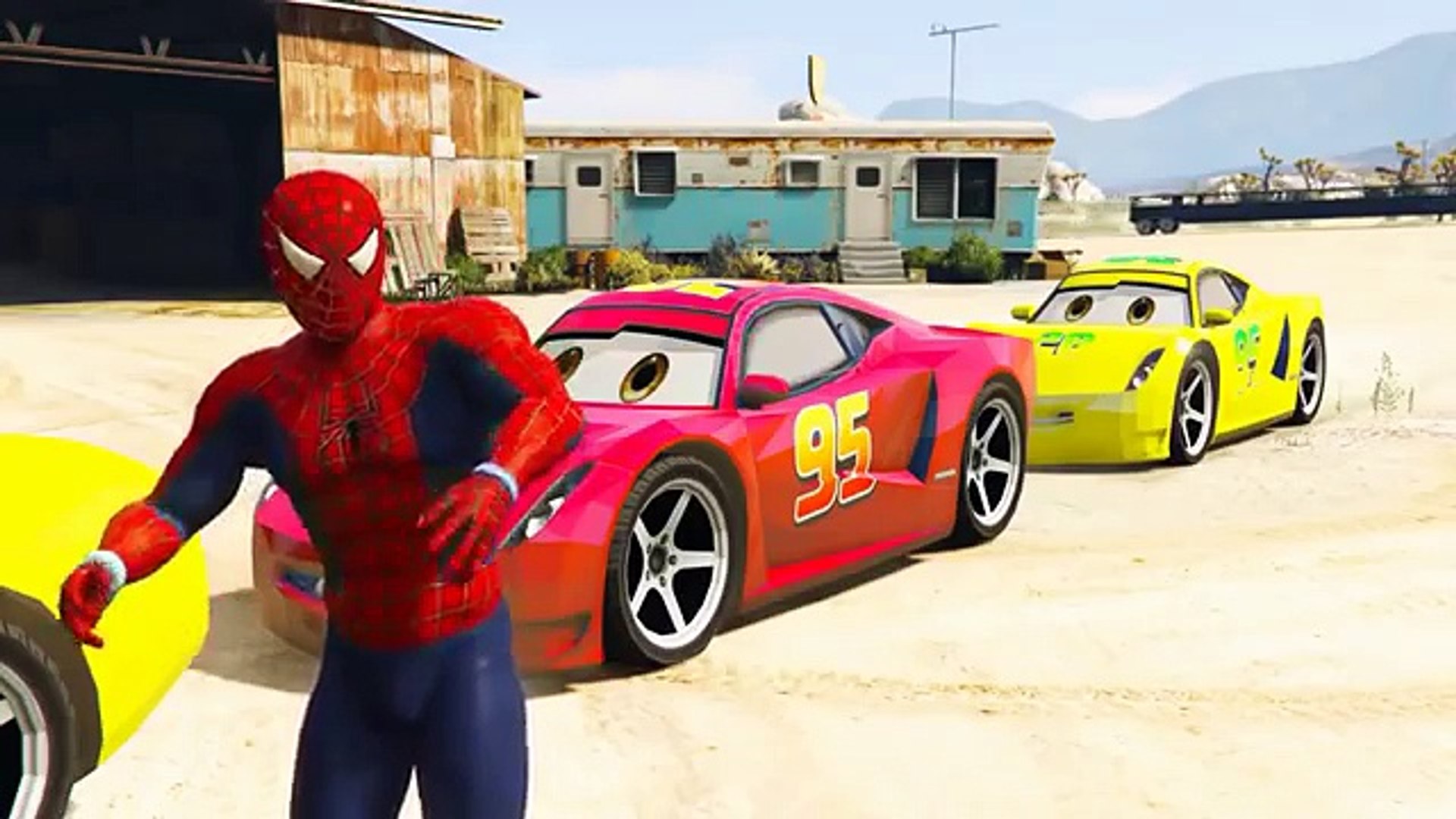 Comptines Bebe Dessin Anime Francais 4 Voitures Colorees Bananes Spiderman Video Educat Video Dailymotion