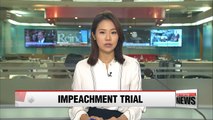 Constitutional Court holds fifth hearing in President Park's impeachment trial