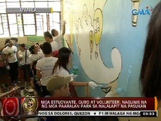 24 Oras: Mga estudyante, guro at volunteer, naglinis na ng mga paaralan para sa pasukan