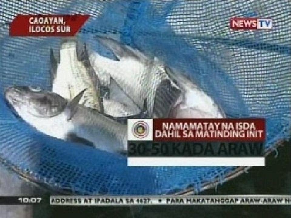 Mga palaisdaan at sakahan, apektado na ng matinding init