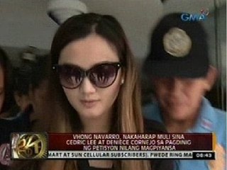 Navarro, nakaharap muli sina Lee at Cornejo sa pagdinig ng petisyon nilang magpiyansa