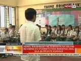 DepEd, magbibigay ng subsidiya sa 350,000 incoming HS students