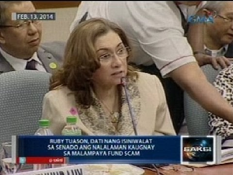 Napoles, sinabi sa kanyang affidavit na nakinabang si tuason sa Malampaya Fund