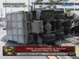 24 Oras: Isa patay, 16 sugatan dahil sa truck na nawalan umano ng preno