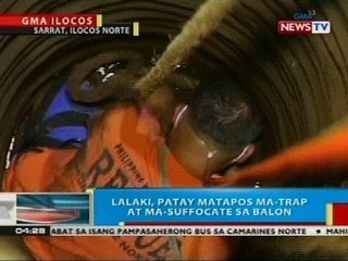 下载视频: Lalaki, patay matapos ma-trap at ma-suffocate sa balon sa Sarrat, Ilocos Norte