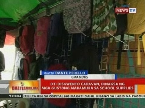 BT: DTI Diskwento Caravan, dinagsa ng mga gustong makamura sa school supplies