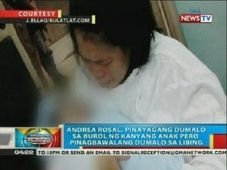 BP: Andrea Rosal, pinayagang dumalo sa burol ng kanyang anak