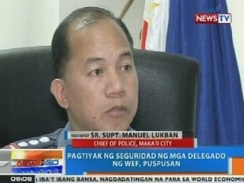 NTG: Panayam kay Sr. Supt. Manuel Lukban kaugnay sa seguridad ng World Economic Forum