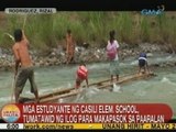 UB: Mga estudyante ng Casili Elementary School, tumatawid ng ilog para makapasok