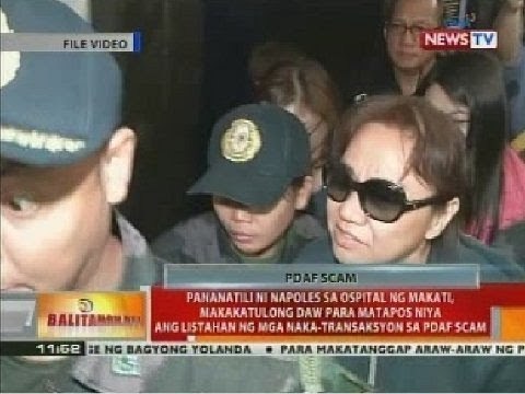 Pananatili ni Napoles sa Ospital ng Makati, makakatulong daw para matapos niya ang listahan