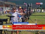 Mahigit 100 kabataan, kalahok sa archery competition ng Phl National Games