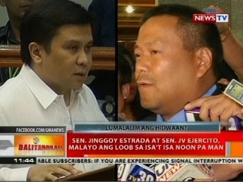 Sen. Jinggoy Estrada at Sen. JV Ejercito, malayo ang loob sa isa't isa noon pa man