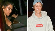 Justin Bieber Hangs Out with Kourtney Kardashian at Club After Fling