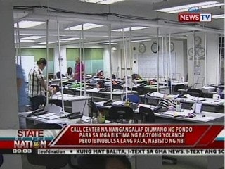 Call center na nangangalap diumano ng pondo para sa mga Yolanda victims, ibinubulsa lang pala