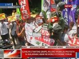 NTVL: Ilang grupo, muling nagkilos-protesta sa ika-2 araw ng World Economic Forum
