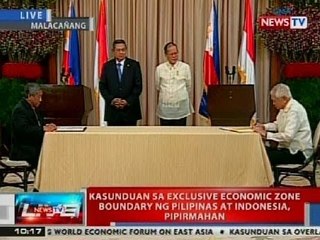 NTVL: Kasunduan sa exclusive economic zone boundary ng PHL at Indonesia, pipirmahan