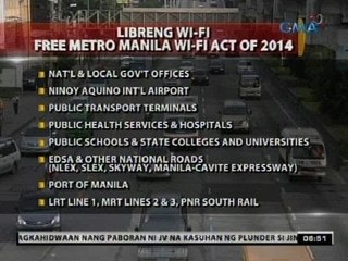 Libreng WI-FI sa EDSA, public schools, MRT at iba pang lugar, ipinanukala