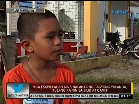 Mga eskwelahan na sinalanta ng bagyong Yolanda, kulang pa rin sa silid at gamit