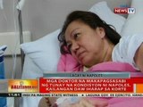 BT: Napoles, patuloy na inoobserbahan sa Osmak dahil sa pagdurugo
