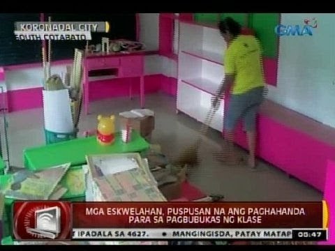 24 Oras: Mga eskwelahan, puspusan ang paghahanda para sa pagbubukas ng klase