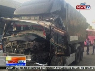 NTG: Driver, patay matapos sumalpok ang minamanehong dump truck sa isang 10-wheeler