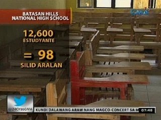 24 Oras: Kakulangan sa classroom, sasalubong sa mga nag-aaral sa Batasan Hills Nat'l H.S.