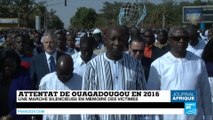 Attentat de Ouagadougou: une marche silencieuse en mémoire des victimes