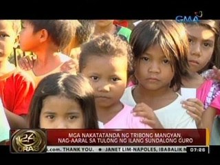 Kapusong Totoo: Mga nakatatanda ng tribong Mangyan, nag-aaral sa tulong ng ilang sundalong guro