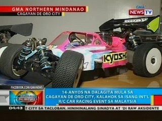 14-anyos na dalagita, kalahok sa isang int'l r/c car racing event sa Malaysia
