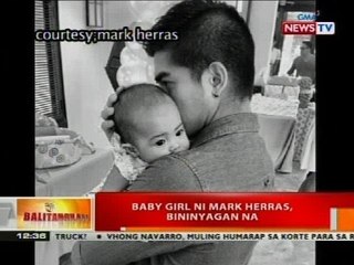 BT: Baby girl ni Mark Herras, bininyagan na