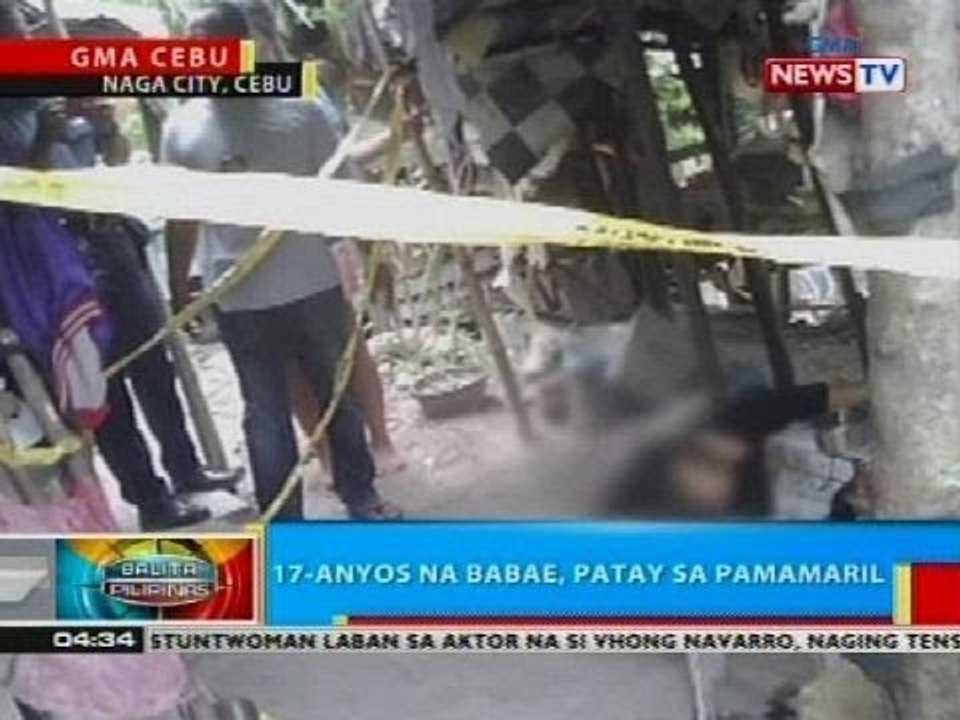 BP: 17-anyos na babae, patay sa pamamaril