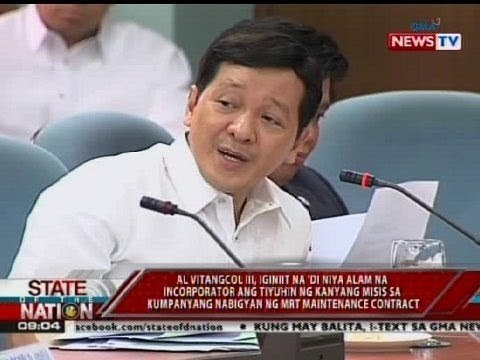Vitangcol, 'di raw alam na incorporator ang tiyuhin ng kanyang misis