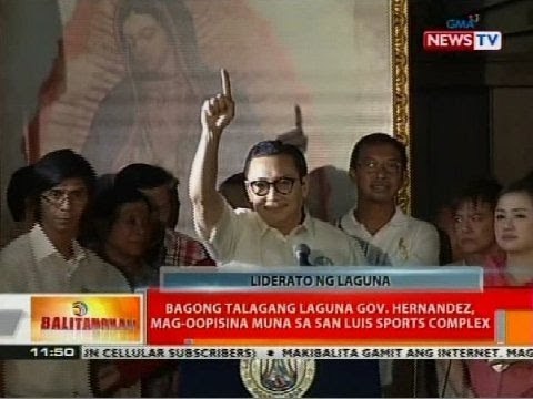 Disqualified Laguna Gov. ER Ejercito, nananatili sa kapitolyo ng Laguna
