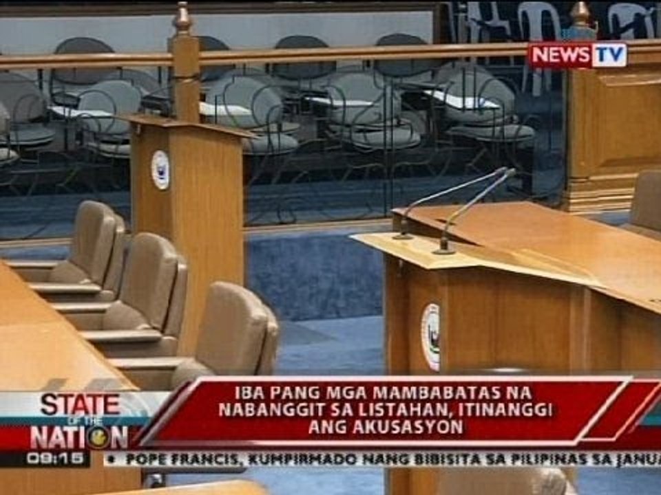 SONA: Napoles, idiniin ang mga mambabatas at matataas na opisyal ng gobyerno