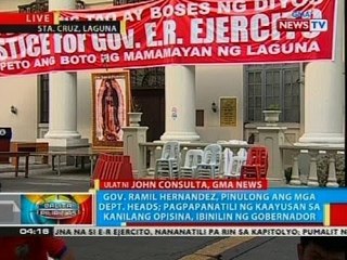 Video herunterladen: Ilang taga-suporta ni Ejercito, desididong samahan siya hanggang 'di lumalabas ang desisyon ng SC