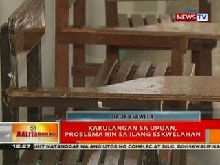 BT: Kakulangan sa upuan, problema rin sa ilang eskwelahan