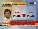 Sarangani Rep. Manny Pacquiao, pinakamayamang kongresista na may P1.345-B net worth