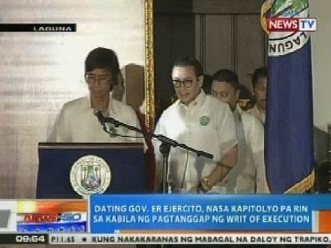 NTG: Ex-Gov. ER Ejercito, nasa Kapitolyo ng Laguna pa rin