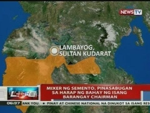 NTVL: Mixer ng semento, pinasabugan sa harap ng bahay ng isang Brgy. Chairman