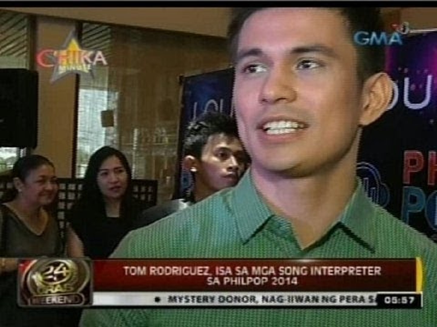 24 Oras: Tom Rodriguez, isa sa mga song interpreter sa Philpop 2014